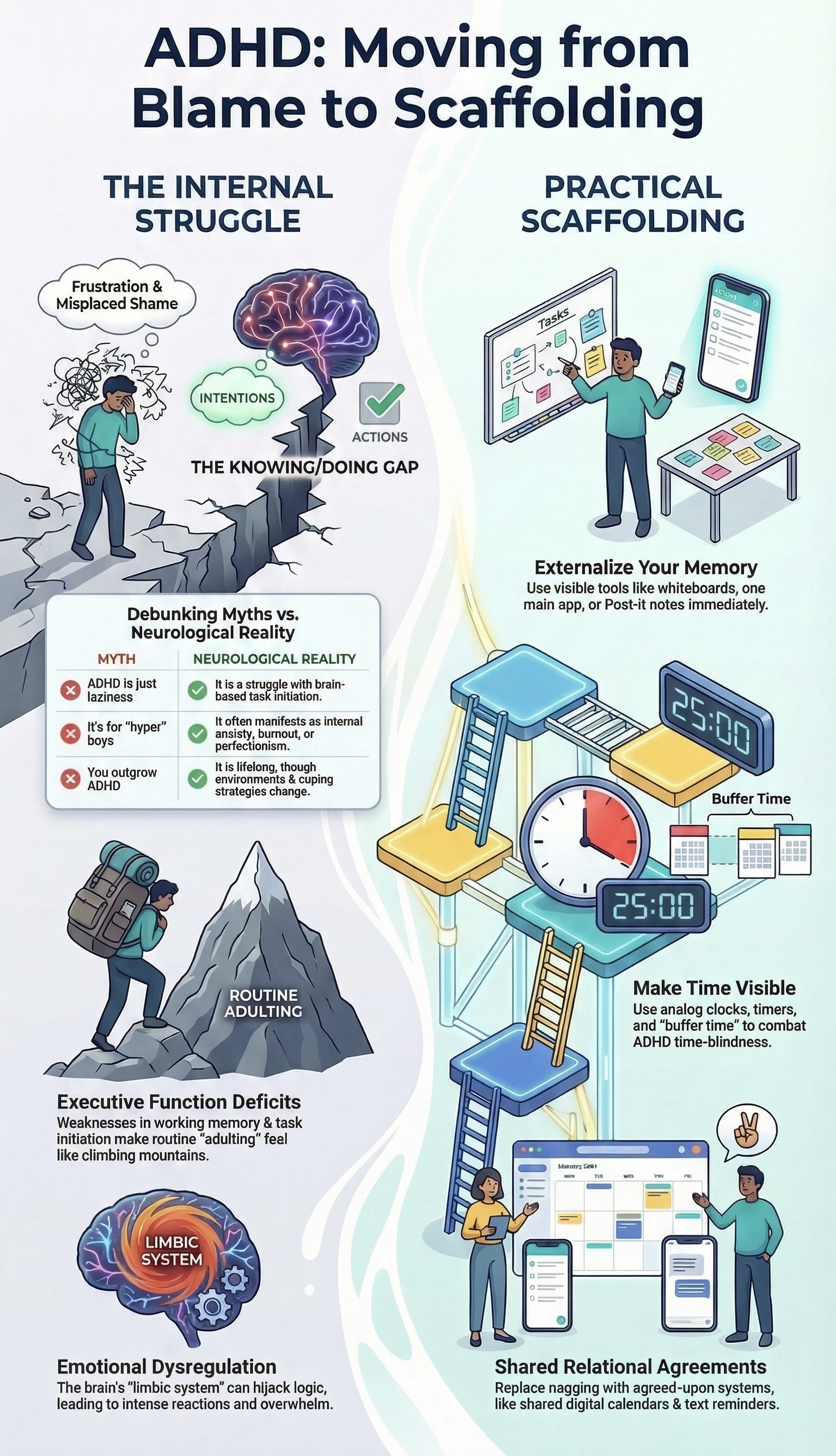 Managing ADHD with practical scaffolding